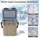 Ultra-Light Injection Molded Cooler 21 QT Hard Ice Chest