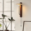Umbrella Aura Arm Travertine Wall Lamp