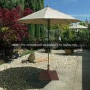 24 Inch Square Patio Umbrella Base 50 LBS Weighted by LJGDeals