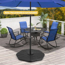 4-Piece Fillable Umbrella Base Stand for Garden Yard Poolside by LJGDeals