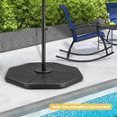 4-Piece Fillable Umbrella Base Stand for Garden Yard Poolside by LJGDeals