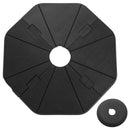 4-Piece Fillable Umbrella Base Stand for Garden Yard Poolside by LJGDeals