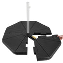 4-Piece Fillable Umbrella Base Stand for Garden Yard Poolside by LJGDeals