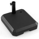 Umbrella Base for Half Patio Umbrellas 48.5 lbs Water & Sand Fillable Umbrella Stand by LJGDeals