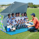 UPF50+ Sun Protection Beach Umbrella Tent with Portable Carrying Bag-Blue by LJGDeals
