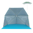 UPF50+ Sun Protection Beach Umbrella Tent with Portable Carrying Bag-Blue by LJGDeals