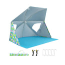 UPF50+ Sun Protection Beach Umbrella Tent with Portable Carrying Bag-Blue by LJGDeals