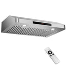 35.5/29.5 Inch Under Cabinet Range Hood 900 CFM Kitchen Vent with 4 Fan Speed by LJGDeals