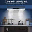 35.5/29.5 Inch Under Cabinet Range Hood 900 CFM Kitchen Vent with 4 Fan Speed by LJGDeals