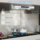 35.5/29.5 Inch Under Cabinet Range Hood 900 CFM Kitchen Vent with 4 Fan Speed by LJGDeals