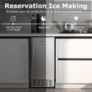 Under Counter Nugget Ice Maker with Timer & Self-Cleaning