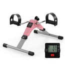 Under Desk Exercise Bike Pedal Exerciser with LCD Display for Legs and Arms Workout by LJGDeals