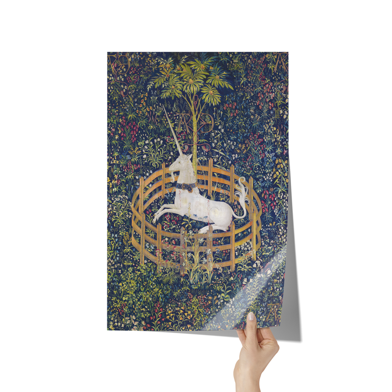 "The Unicorn is in Captivity" Matte Poster
