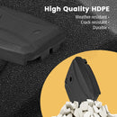Fillable Universal Offset Umbrella Base with Cross Base and Wheels-Black by LJGDeals