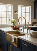 Unlacquered Brass Kitchen Faucet by Palmeraies