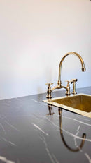 Antique Brass Kitchen Faucet - Unlacquered Brass Kitchen Faucets by Palmeraies