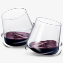 Rolling Un-Spillable Stemless Spinning Aerating Wine Glasses | Set of 2 | 13.5OZ