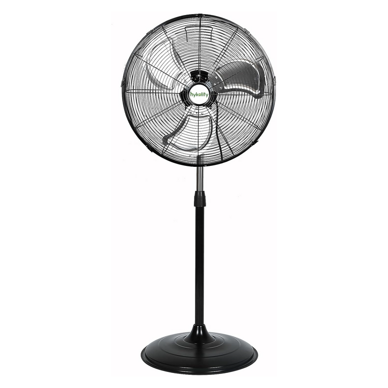 BILT HARD 20" High Velocity Oscillating Pedestal Fan: 5200 CFM, 3-Speed Industrial Stand Fan