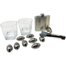 Whiskey Glasses And Football Chilling Stones Gift Set