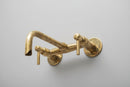 Wall Mounted Brass Faucet - Unlacquered Brass Bathroom Faucet by Palmeraies