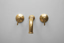 Wall-Mounted Brass Bathroom Faucet With Rough in Valve by Palmeraies