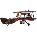 Whiskey & Wine Decanter Airplane Set - Large 21"
