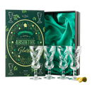 Absinthe Glasses Set Of 6 3OZ By Post Dinner Drinks Swiss Bulb Shape Tasting Glasses by The Wine Savant