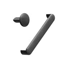 Matte Black "Volumi" Cabinet Knob and Drawer Pull by Forge Hardware Studio