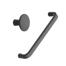 Matte Black "Terra" Cabinet Knob and Drawer Pulls by Forge Hardware Studio