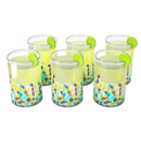 Hand Blown Mexican Drinking Glasses – Set of 6 (Climbing Confetti)