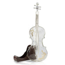 Glass Violin Decanter, Mahogany Base - 1000 ML
