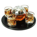 Basketball Decanter Set, Whiskey Scotch or Bourbon Decanter