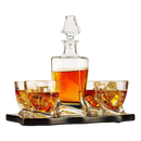 Italian Crafted Crystal 5 Piece European Style Wine, 855ml
