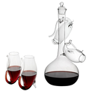 Crystal Port and Dessert Wine Sippers & Decanter - Set of 4