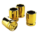 The Wine Savant 50 Caliber Bullet Shot Glasses Set - Set of 4