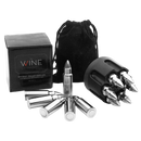 Whiskey Stones Bullets Stainless Steel Premium Barware Gift Elegant Drinkware Collection by The Wine Savant