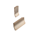 Brushed Bronze "Leaf" Tab Drawer Pulls
