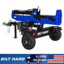 LOG-X Series 35-Ton Full Beam Gas Log Splitter: 10hp 301cc OHV Engine, 23" Stroke