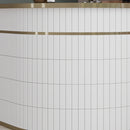 White 2x8 Matte Ceramic Subway Deco Tile (38 pack, 4.1 sq ft/case)