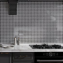 Eastern Black White 12x12 Polished Basketweave Marble Mosaic Tile (5 pack, 5 sq ft/case)