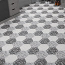 Deep Charcoal Gray 9x11 Matte Hexagon Porcelain Tile (16 pack, 8.07 sq ft/case)