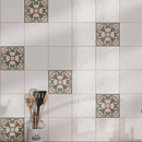 Pearl White 6x6 Glossy Square Porcelain Tile (19 pack, 4.65 sq ft/case)