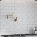 White 5x5 Matte Cross Ceramic Tile (27 pack, 5.37 sq ft/case)