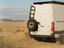 SPRINTER REAR TIRE CARRIER LADDER by White Top Adventures