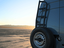 SPRINTER REAR TIRE CARRIER LADDER by White Top Adventures