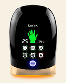 LX30 Rolling Hand Massager, Kneading + Compression, Heat + Cooling Fan, Charcoal Black