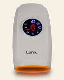 LX7 LCD Touchscreen Hand Massager, Heated Air Compression, Cloud Gray