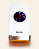 LX7 LCD Touchscreen Hand Massager, Heated Air Compression, Lunar White