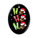 Football Christmas Ornament