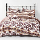 DaDa Bedding Majestic Oriental Kilim Bedspread - Royal Persian Traditional Design Intricate Ornate Ornament Print Coverlet w/ Shams
